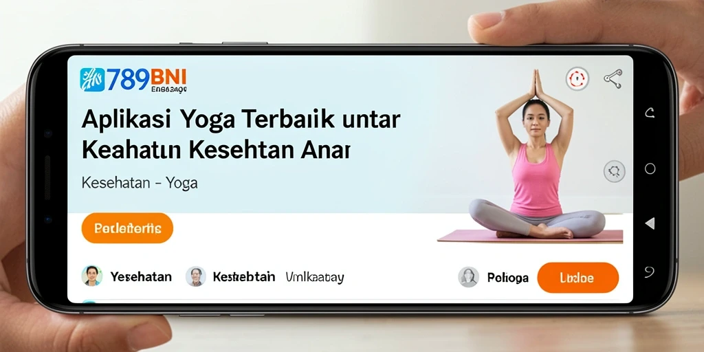 Antarmuka aplikasi Yoga 789BNI yang ramah pengguna.