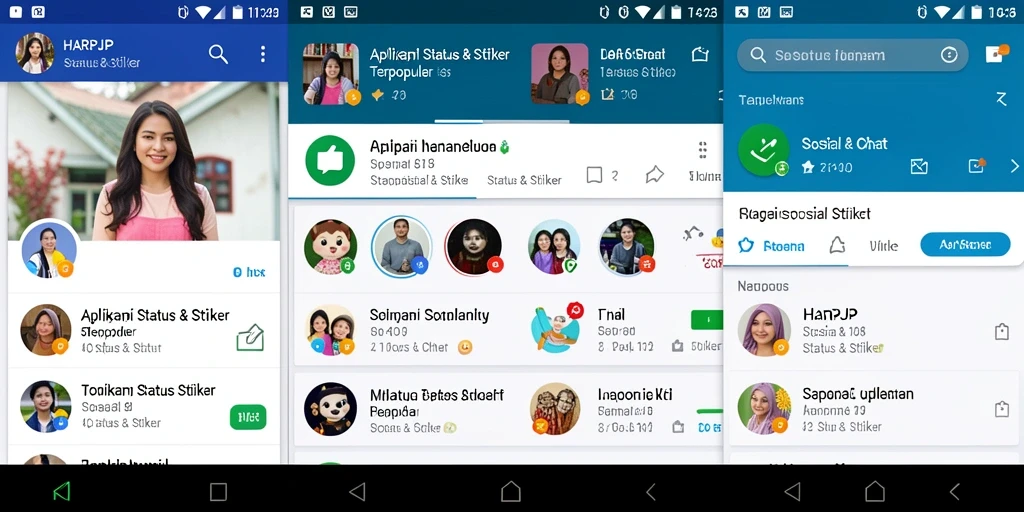 Tampilan antarmuka HARAPJP yang menarik dan user-friendly.
